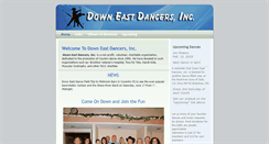 Desktop Screenshot of downeastdancers.org